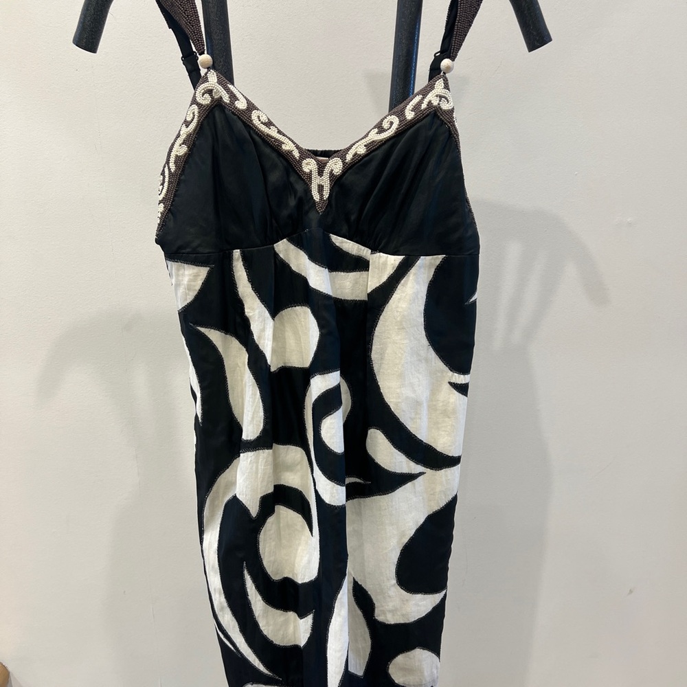 Black and White Patterned Dress YOHANA BARASCHI